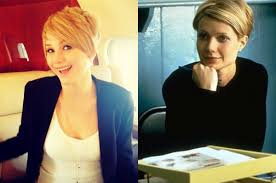 Jennifer lawrence is one of hollywood's biggest leading ladies. Compare Contrast Jennifer Lawrence Short Hair Vs Gwyneth Paltrow Short Hair Beautygeeks