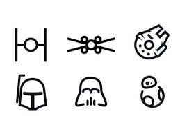 These Are Easy To Draw Star Wars Icons Star Wars Tattoo Star Tattoos
