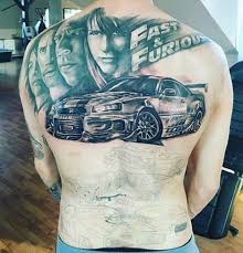 Needless to say paul's walker tragic death was a shock to all of us. Florence S Blog Fan Gets Fast Furious Tattoo Paul Walker Tattoo Tattoos Car Tattoos