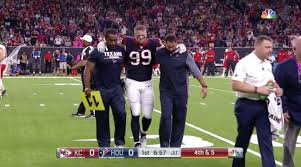 Watt's work off the field has made him a finalist for the nfl's 2018 walter payton man of the year award. Jj Watt Leg Injury Houston Forward Times