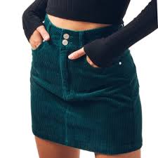 Pacsun Skirts Nwot Pac Sun Double Button Corduroy Skirt Sz