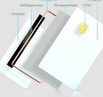 Java J2A040 Smart Chip Cards - 80K EEPROM CPU Cards With Magnetic Stripe (3  Pack)