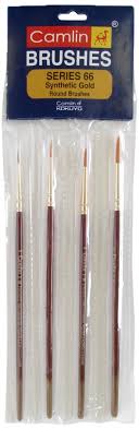 Camel hair brushes for sorting drosophila are wooden handled brushes with superfine bristles bound by metal ferrule. Camel Paint Brush Series 66 Round Synthetic Gold Set Of 4 Buy Online In Luxembourg At Luxembourg Desertcart Com Productid 70649026