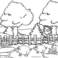 Coloring is not just a fun activity, it is also a great learning process for little kids. Printable Nature Coloring Pages For Kids