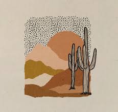 The Dunes Boho Painting Art Painting Diy Canvas Art