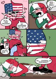 Rule 34 - 2boys Blush Comic Countryhumans Gay Male Male Only Mexico  (countryhumans) Princedoesstuff Red Body Red Skin Simple Spanish Text Text  United States Of America (countryhumans) Yaoi | 8694000