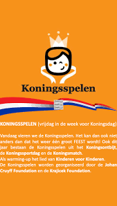 De koningsspelen zijn een jaarlijks sportief oranjefeest voor alle kinderen in het basisonderwijs in nederland en het caribisch gebied. Koningsspelen 2021 Scheveningen 23 April Vrijdag Friso Bakker 2 Jaar