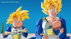 Goku And Gohan After Coming Out Of Hyperbolic Time Chamber Dragon Ball Dragon Ball Z Goku And Gohan