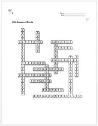 Dna Crossword Puzzle Crossword Puzzle Word Bank Genetics Lesson