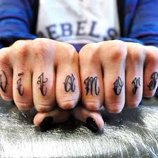 There are 25 more epic letters to go, and you must check them all out below pingback: 92 Badass Knuckle Tattoos That Will Make You Proud