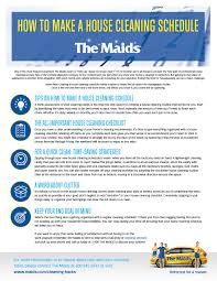 How To Make A House Cleaning Schedule The Maids Cleaning Hacks