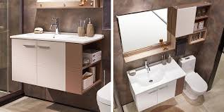Expand your bathroom storage capacity with cabinets. White Lacquer Wall Mounted Bathroom Cabinet Plwy18042 Bb Furnishings