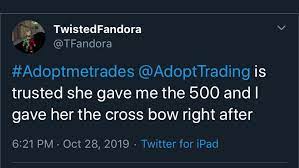The virtual pets are classified in five different groups: Adopt Me Trading Adopttrading Twitter