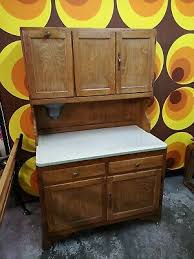 Disclosure of condition is vital. Furniture Hoosier Kitchen Cabinet Vintage With Prices 1917 Oak Flour Bin Reprint 8x11 Ad Antiques