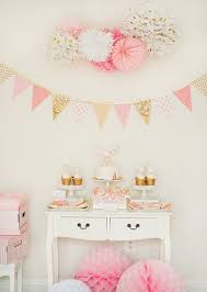 This hallway designed by janie molster becomes. Add A Pink And Gold Color Scheme To Your Party