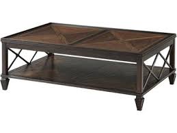 Cocktail Table Mahogany With Oak Mahogany And Acacia Parquetry Marst Hill Finish With Ebo Theodore Alexander Furniture Living Room Coffee Table Coffee Table