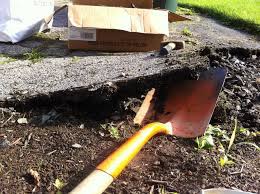 Many tiles just slide around, as no glue. Diy Removing Driveway Asphalt Merrypad