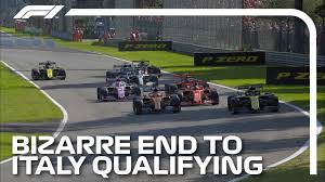 Schockmoment im qualifying in sotschi: 2019 Italian Grand Prix A Crazy End To Qualifying Youtube