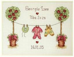 Anchor counted cross stitch kit: Anchor Counted Cross Stitch Kit Birth Record Psc506 For Sale Online Ebay