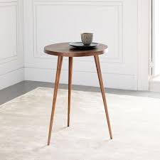 Retro Tripod Coffee Table Side Table Walnut Side Tables Display Coffee Table