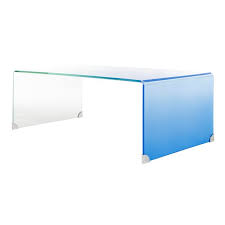 Blue sun designs (17) refine by brand: Safavieh Crysta Ombre Glass Rectangular Coffee Table With Blue Gradiant Cof7300a Rona