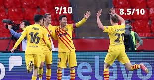 Barcelona'ya zaferi getiren golleri antoine griezmann, frenkie de jong ve lionel messi 2 kaydetti. U1jev6mjy04msm