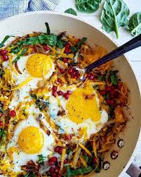 Butternut Squash Hash Browns With Eggs Shredded Spinach Via Feedfeed On Https Thefeedfeed C Butternut Squash Hash Spinach Recipes Sweet Potato Hash Browns