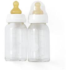Amazon Com Natursutten Anti Colic Bottles 8 Oz Baby Bottles Glass Newborn Set With Natural Rubber Slow Flow Bottle Nipples Borosilicate Glass 2 Pack Baby