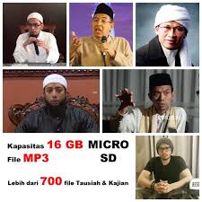 Jual Tausiah Dakwah Ceramah Kajian Dai Ustad Ustadz Terkenal Digital Memory Micro Sd 16 Gb Mp3 Full Di Lapak Seriouslyfun Bukalapak
