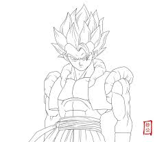 Dragoart is the world's most popular website for learning how to draw with over 13,000+ lessons, for free. Gogeta Appears Lineart Ghibli Artwork Dragon Ball Dragon Ball Z