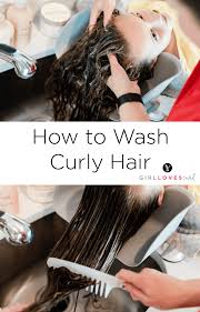 So if you keep washing your hair with a shampoo that contains a lot of harsh cleansers, your hair will stay dry. Washing Curly Hair Girl Loves Curl Girl Loves Glam