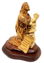 96 in luke's account, jesus was still speaking the words of verses 45 and 46 when judas and the arresting party arrived (verse 47). Jesus Praying At The Garden Gethsemane Olive Wood Nativity Sets And Holy Land Art