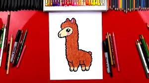 5,065 royalty free llama clip art images on gograph. How To Draw A Cartoon Llama Art For Kids Hub