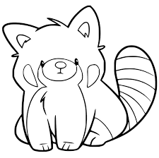 The three primary colors are red, blue, and yellow. Little Red Panda Coloring Page Free Printable Coloring Pages For Kids