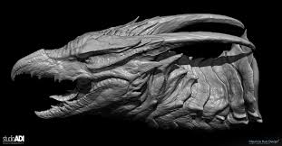 Artstation Godzilla King Of The Monsters Rodan Head Approved B W Model Mauricio Ruiz Design Godzilla Black Panther Art Kaiju Art