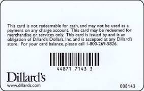Save time & money when purchasing at dillard's stores. Gift Card Celebrate Dillard S United States Of America Dillard S Col Us Dillard S 002c