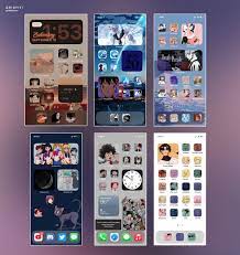 The images were by @ rohan48287392. Anime Ios 14 App Icons Home Screen Ideas Wallpaper Iphone Neon Iphone Wallpaper App Anime Ios 14