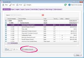 Combining Accounts Myob Accountright Myob Help Centre