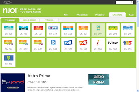 Njoi adalah perkhidmatan tv satelit percuma yang pertama di malaysia. Astro Njoi Kami Dah Anda Bila Lagi Cerita Ita