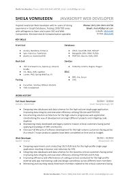 Explaining it to a 5 year old. Javascript Developer Resume Sample Template A B Tested Word Version Dev Community