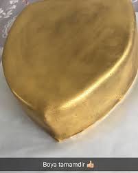 Boya bodana hazırlığı nasıl yapılır? Seker Hamuruna Altin Rengi Boyama Teknigi Fransali Gelin