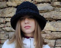 Warm Bucket Hat, Crochet Bucket Hat, Winter Bucket Hat, Womens Hat, Womens  Winter Hats, Gift for Her, Eco