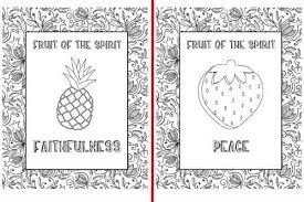 A creative way to calm the spirit and soo. Fruit Of The Spirit 9 Coloring Pages Cultured Palate