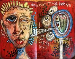 Deb Weiers Listen Art Journal Inspiration Art Journal Techniques Planner Art