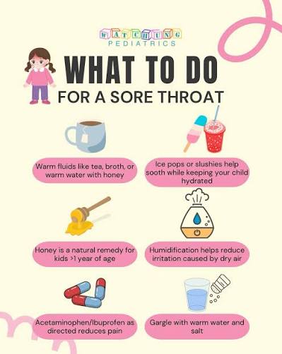 Fun Fact Friday 🤒 Try these easy methods to smooth a sore throat! Remember  to encourage your child to wash their hands and avoid those who may be  sick. If your child