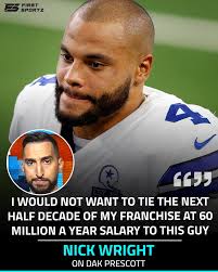 Nick Wright wants the Cowboys to trade Dak Prescott this off-season Full  Story: https://bit.ly/4b3zLkP