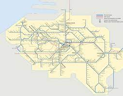 A collection of belgium maps; Railway Map Of Belgium Mapporn