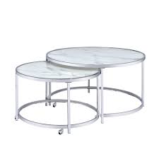 Steve Silver Co Rayne Nesting Cocktail Tables In 2020 Nesting Cocktail Table Nesting Coffee Tables Coffee Table