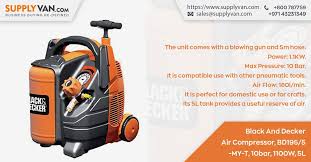 Black And Decker Portable Air Compressor Blackanddecker Air Compressor Direct Driven Oil Less Compressor Comes With Wheels And Extendible Handle Black Decker Portable Air Compressor Air Compressor