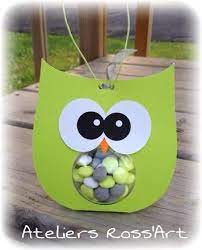 6 Contenant A Dragees Hibou Vert Ailes Motif Etsy Decoration Bapteme Creations D Automne Dragees